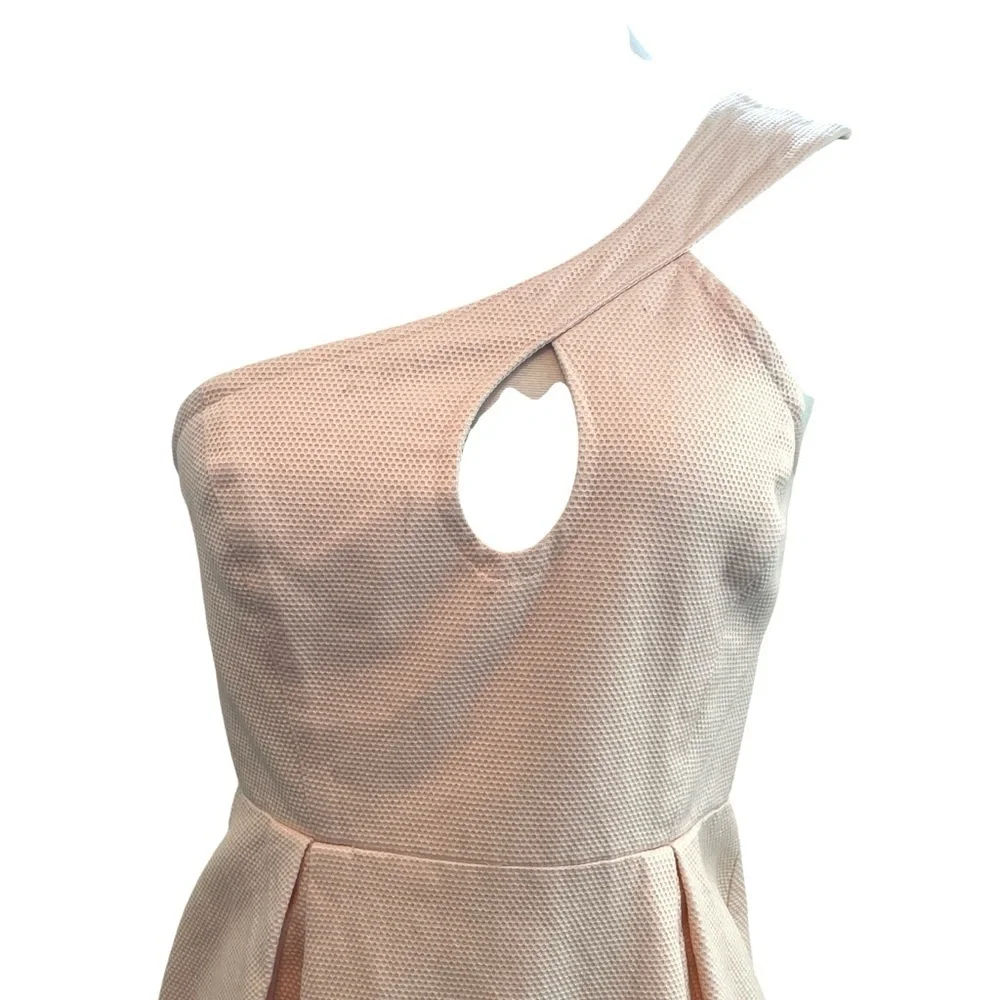 Jill Stuart Pink One Shoulder Cocktail Dress Size 4